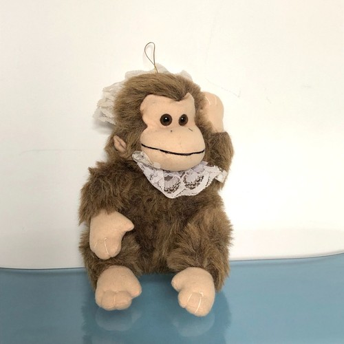 Monkey plush with - , lace
