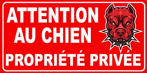 Attention chien mechant - attention,