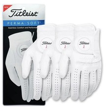 Titleist 3 Pack PermaSoft Mens Glove Left Hand Right Handed Golfer Choose Size