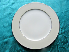 Beautiful Haviland Satin Platinum Limoges Porcelain Presentation Plate D