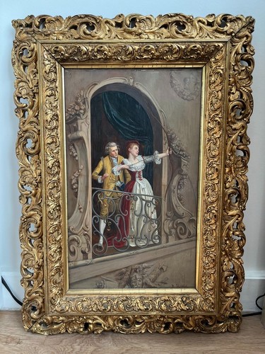Tableau ancien xix ème - tableau,