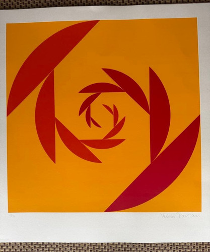 Sérigraphie verner panton - sérigraphie,