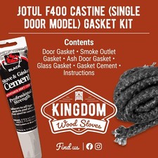 Jotul Wood Stove  SINGLE DOOR F400 Castine Gasket Kit *FREE Shipping!*