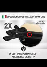 Alfa Romeo Giulietta 2 Piece Heavy Duty Hook Storage Compartment Drawer Clip