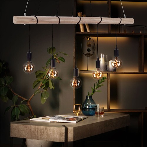 Lampe suspendue vintage - vintage, en