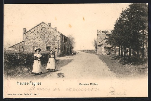 Cpa hautes fagnes baraque - cpa,