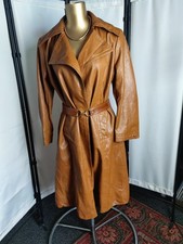 DORI PVC COAT 12 TRENCH DESIGNER ITALIAN POLY VINYL FACE RETRO WORLD FASHIONS 
