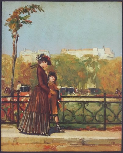 Ancien tableau scène vie - tableau,