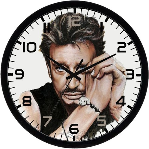 Pendule murale johnny hallyday - pendule,