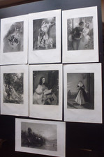 lot de 7 Gravures