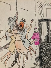 Lot 2 Dessins Encre Et