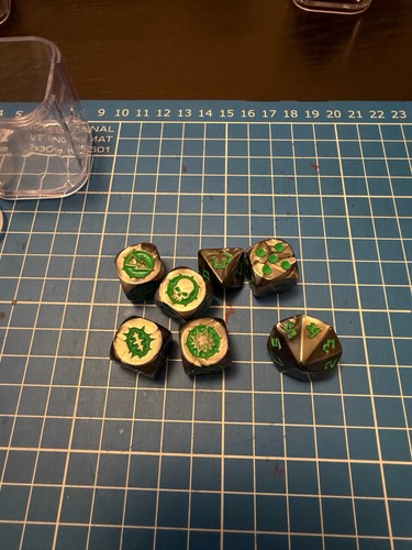 Official bloodbowl dice set - official,