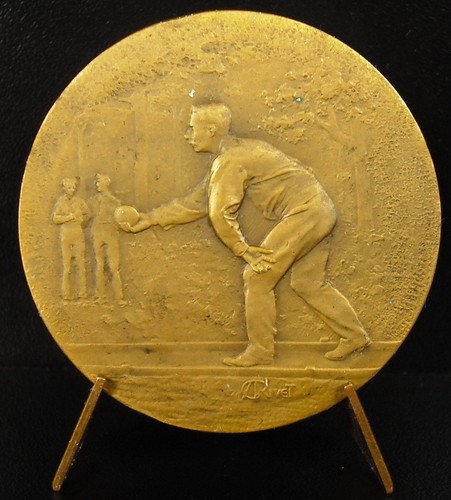 Médaille joueur pétanque - médaille, de
