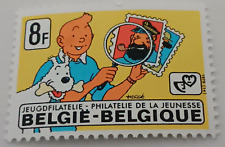 Hergé &Tintin - Timbre  Tintin , Milou, Haddock ,JEUGDFILATELIE, 1979
