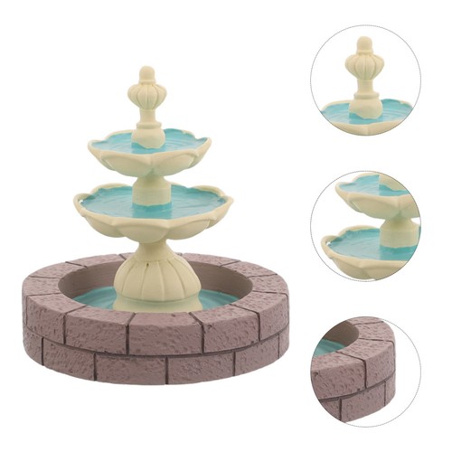 Mini ornements fontaine - ornements,