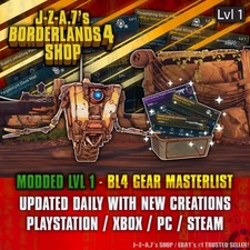 Borderlands 4✨MODDED LEVEL 1 ONE BL4 GEAR, WEAPONS, ITEMS, GUNS✅PC-PS-XBOX✨
