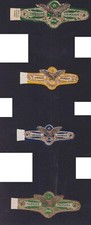 4 Antique Vitola Cigar Ring
