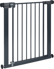 Easy Close Metal Gate Barrière De Sécurité Enfant Escalier 73-80cm Max108cm Noir