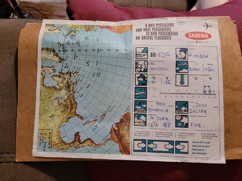 Inflight sabena belgian world - sabena,