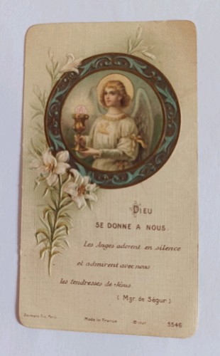 Ancienne image pieuse