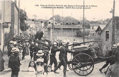 Cpa chatillon bazois - cpa, 58