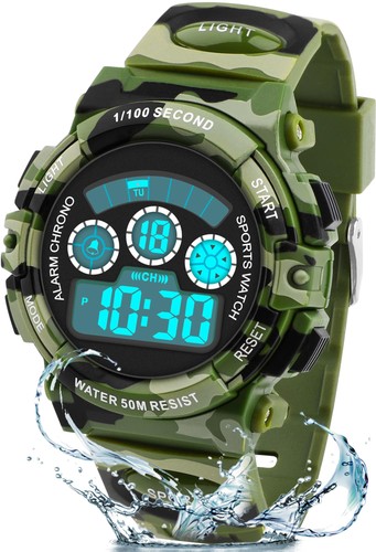 Montre enfant led réveil - led,