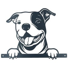 Silhouette de staffie en