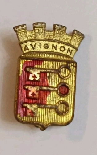 écussons broche ancienne - écussons,