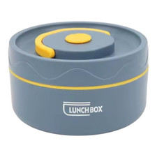 Lunch Box pour Aliments ,thermique En Acier Inoxydable De Forme Ronde. 