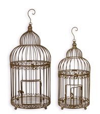 Paire de cages à oiseaux en