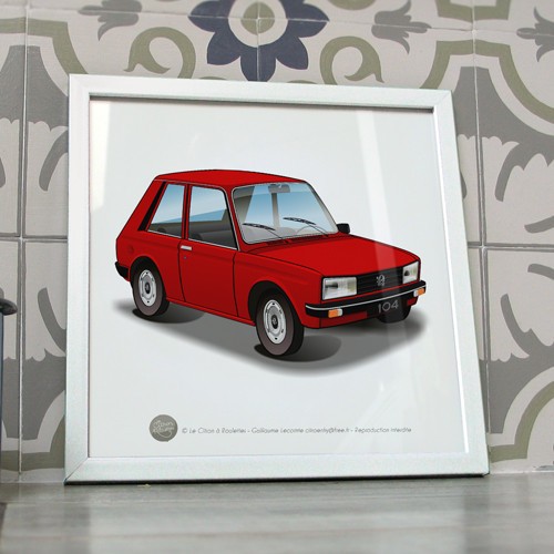 Poster peugeot 104 - peugeot, z