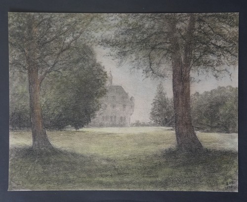 Dessin pastel 1954 - dessin,