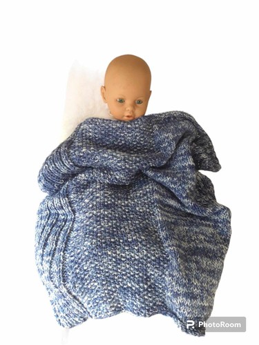 Couverture bébé chinée - couverture, en