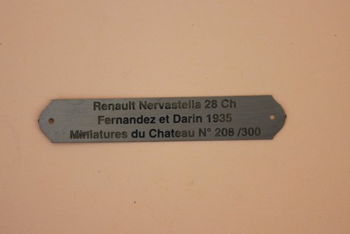 Heco miniatures chateau plaque - miniatures,