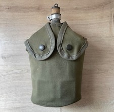 French Military Water Bottle with Canvas Cover - Model 1951 - French Army TAP
