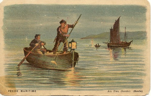 Manche pêche maritime - maritime, feu