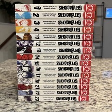 Get Backers: Manga Lot of 15 English Vol 1-4, 11-18 & 21-23 Rare OOP