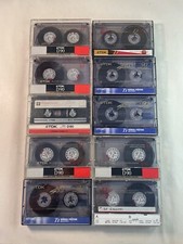 Lot 10 cassettes Tdk D90 Min