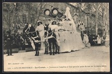 Old postcard Aix-en-Provence, Le Corso: twins and twins and their first point of view 