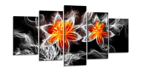 Tableau sur toile fleur - tableau,