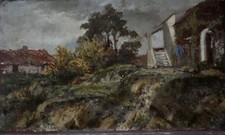 BEAU TABLEAU BARBIZON XIXe -