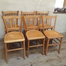 6 chaises bistrot années 1950