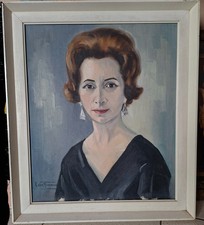 Tableau Huile Toile portrait