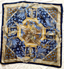 Foulard en soie vintage 90cm x 90cm  Scarf