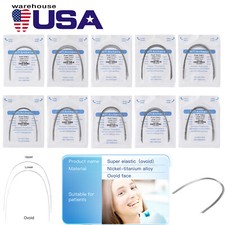 AZDENT Dental Ortodoncia Arcos de Redondos Niti Arco de Alambre Su Arch Wire