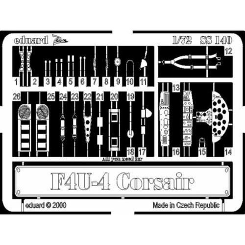 Eduard ss140 f4u - eduard, (italeri)