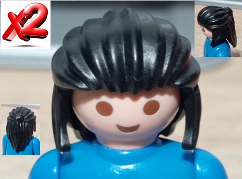 Playmobil perruques noires - playmobil,