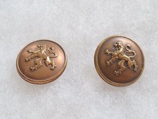 2 boutons militaire Belgique Belge militaria " 2,5 cm ".