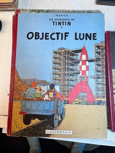 Tintin objectif lune belge - tintin,