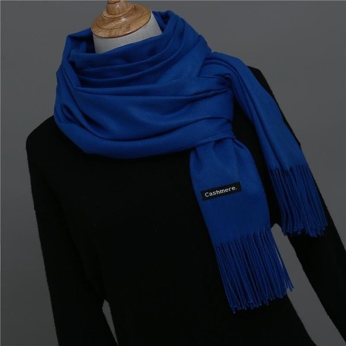 Echarpe bleu 100 - bleu, en